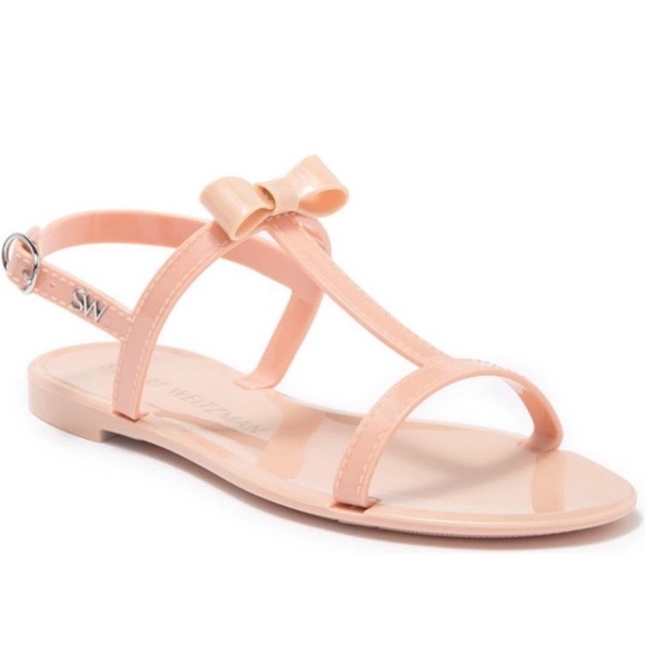Stuart Weitzman Mellie Bow Jelly Sandal - Picture 6 of 7